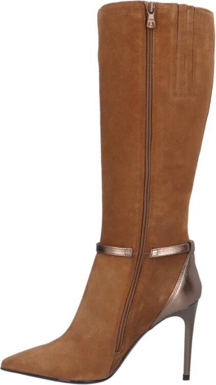 Nerogiardini Heeled Boots Bruin Dames