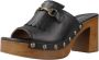 Nerogiardini Heeled Mules Black Dames - Thumbnail 4