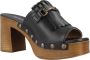 Nerogiardini Heeled Mules Black Dames - Thumbnail 7