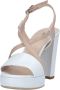 Nerogiardini Hoge hak sandalen voor dames White Dames - Thumbnail 7