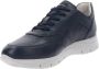 Nerogiardini Leren Heren Sneakers met Veters en Ritssluiting Blue Heren - Thumbnail 4