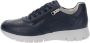 Nerogiardini Leren Heren Sneakers met Veters en Ritssluiting Blue Heren - Thumbnail 5