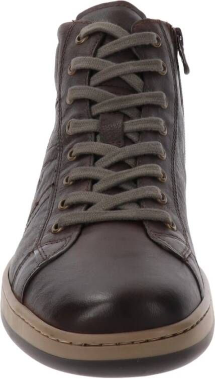 Nerogiardini Hoogwaardige leren sneakers voor heren Black Heren