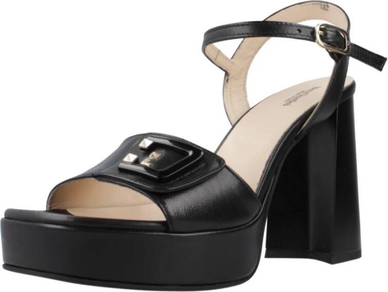Nerogiardini Leren hakken voor vrouwen Beige Dames