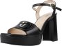 Nerogiardini Leren hoge hakken met gesp Beige Dames - Thumbnail 3