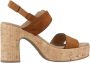 Nerogiardini Bruin Leren Sandalen Stijlvol Ontwerp Brown Dames - Thumbnail 10