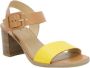 Nerogiardini Tan Mustard High Heel Sandals Brown Dames - Thumbnail 3