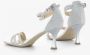 Nerogiardini High Heel Sandals Grijs Dames - Thumbnail 3