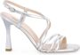 Nerogiardini Zilveren Hoge Hak Sandalen Gray Dames - Thumbnail 2