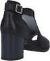 Nerogiardini Zwarte Leren Geperforeerde Sandalen Black Dames - Thumbnail 12