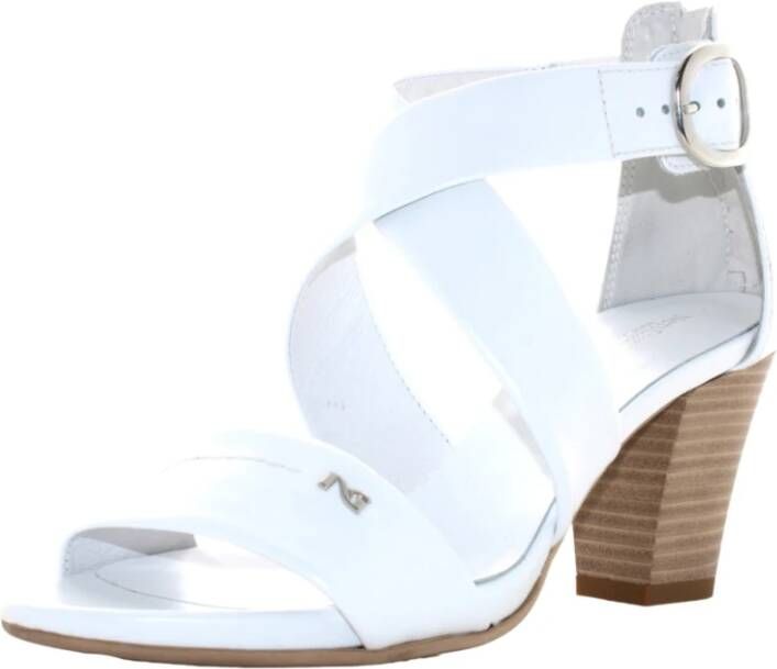 Nerogiardini Hoge hak sandalen voor vrouwen White Dames