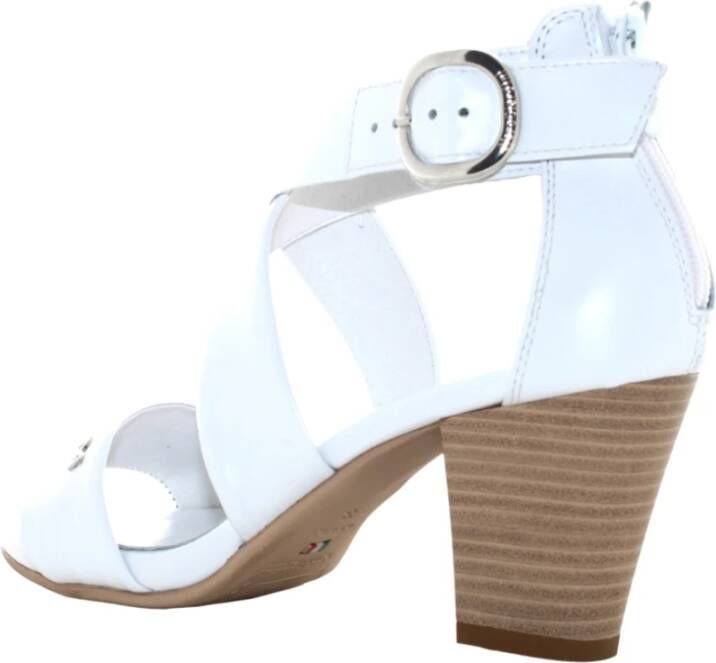 Nerogiardini Hoge hak sandalen voor vrouwen White Dames