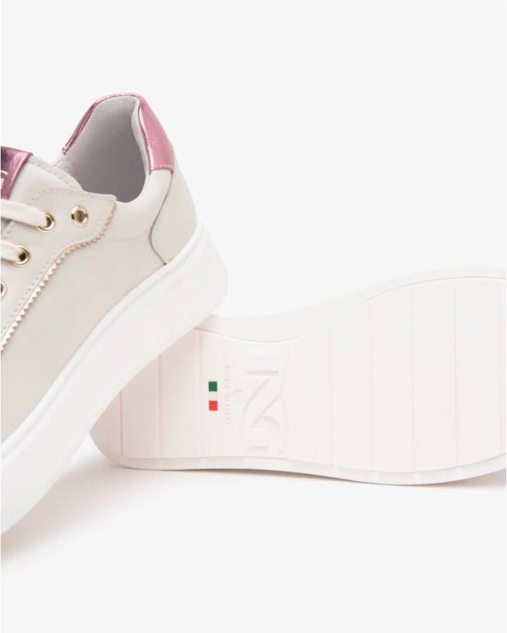 Nerogiardini Hoge zool beige sneakers
