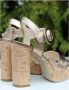 Nerogiardini Iridescent leren hoge hak sandalen - Thumbnail 2
