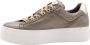 Nerogiardini Bruine Leren Sneakers Platform Rits Sluiting Brown Dames - Thumbnail 8