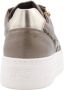 Nerogiardini Bruine Leren Sneakers Platform Rits Sluiting Brown Dames - Thumbnail 10