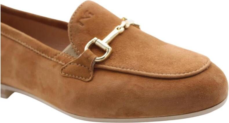 Nerogiardini Stijlvolle Jurgens Mocassin Loafers Brown Dames