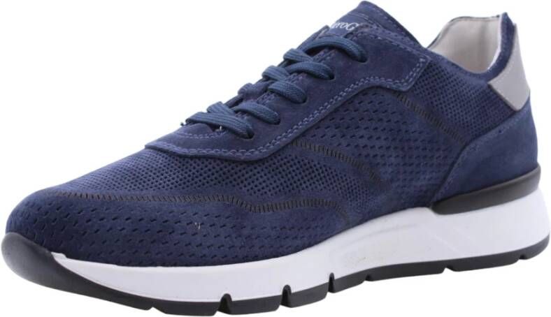 Nerogiardini Stijlvolle Justice Sneakers voor Mannen Blue Heren