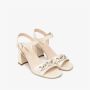 Nerogiardini Leren Hoge Hakken Schoenen voor Vrouwen Beige Dames - Thumbnail 16