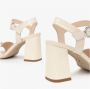 Nerogiardini Leren Hoge Hakken Schoenen voor Vrouwen Beige Dames - Thumbnail 18