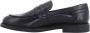 Nerogiardini Zwarte leren heren loafers met band Black Heren - Thumbnail 6