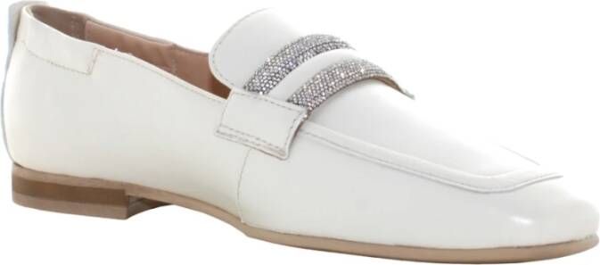 Nerogiardini Klassieke leren dames loafers Beige Dames