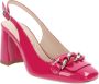 Nerogiardini Fuchsia Patent Slingback Sandalen Pink Dames - Thumbnail 9