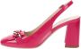 Nerogiardini Fuchsia Patent Slingback Sandalen Pink Dames - Thumbnail 12