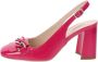 Nerogiardini Fuchsia Patent Slingback Sandalen Pink Dames - Thumbnail 14