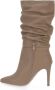Nerogiardini Laarzen met hakken Beige Dames - Thumbnail 4