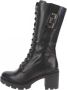 Nerogiardini Zwarte Leren Veterschoenen Black Dames - Thumbnail 7