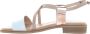 Nerogiardini Lage hak sandalen voor vrouwen White Dames - Thumbnail 10