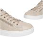Nerogiardini Leren Heren Sneakers met Veters en Ritssluiting Beige Heren - Thumbnail 10