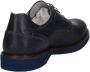 Nerogiardini Heren Leren Oxford Schoenen Blue Heren - Thumbnail 3