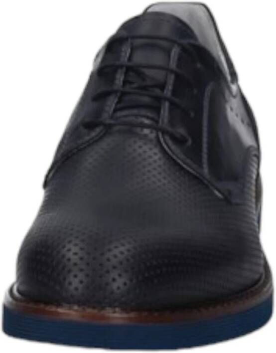 Nerogiardini Heren Leren Oxford Schoenen Blue Heren