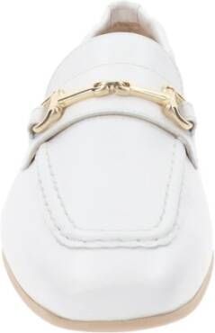 Nerogiardini Leren Ballerinas Elegant Veelzijdig White Dames