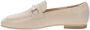 Nerogiardini Leren Dames Ballerina Schoenen Beige Dames - Thumbnail 6