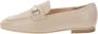 Nerogiardini Leren Dames Ballerina Schoenen Beige Dames - Thumbnail 8