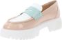 Nerogiardini Elegante Leren Mocassins voor Vrouwen Beige Dames - Thumbnail 11