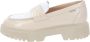 Nerogiardini Leren Dames Loafers Stijlvol Comfortabel Beige Dames - Thumbnail 12