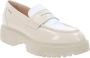 Nerogiardini Leren Hoge Hakken Slip-On Beige Dames - Thumbnail 10