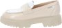Nerogiardini Leren Dames Loafers Stijlvol Comfortabel Beige Dames - Thumbnail 20