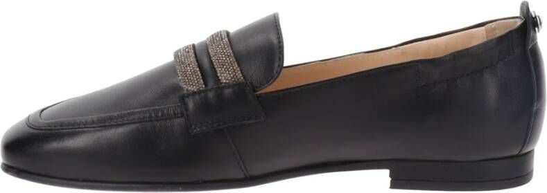 Nerogiardini Leren Dames Mocassins Black Dames