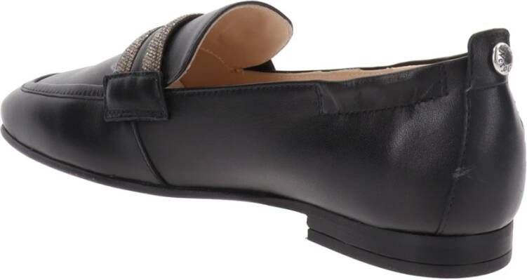 Nerogiardini Leren Dames Mocassins Black Dames