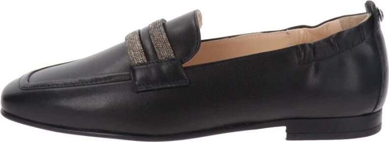 Nerogiardini Leren Dames Mocassins Black Dames