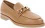 Nerogiardini Leren Mocassins Klassieke Stijl Comfort Brown Dames - Thumbnail 9