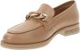 Nerogiardini Leren Mocassins Klassieke Stijl Comfort Brown Dames - Thumbnail 11