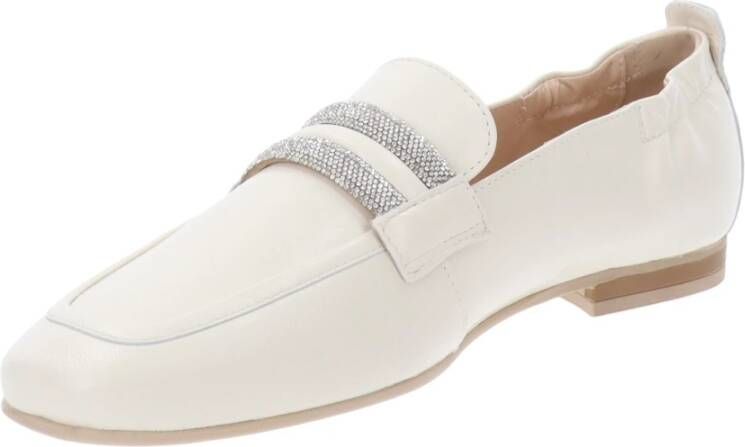 Nerogiardini Leren Dames Mocassins White Dames