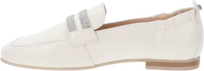 Nerogiardini Leren Dames Mocassins White Dames