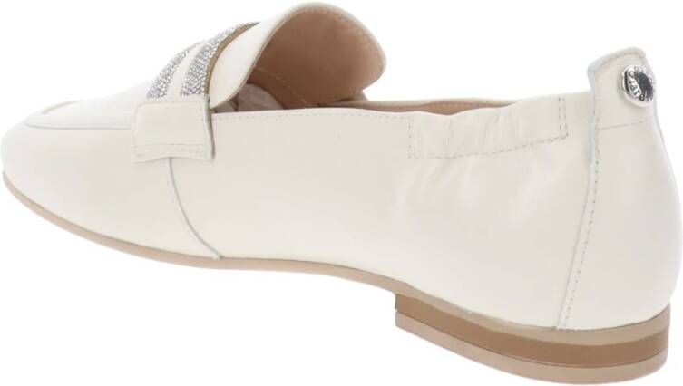 Nerogiardini Leren Dames Mocassins White Dames